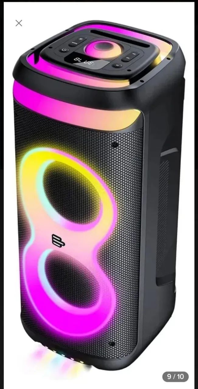 Caixa de som PULSE SP-511, Double 8, PULSEBOX 3, 1400w RMS, bluetooth 5.3. - Foto 3