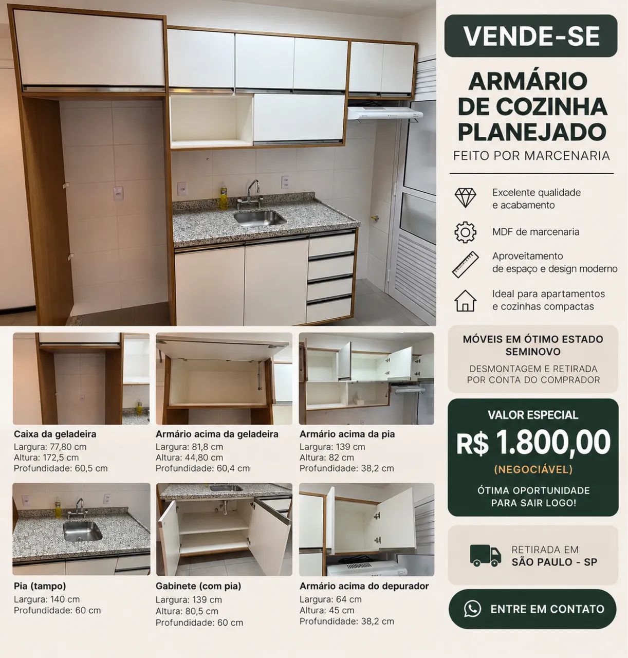 Armário de cozinha 