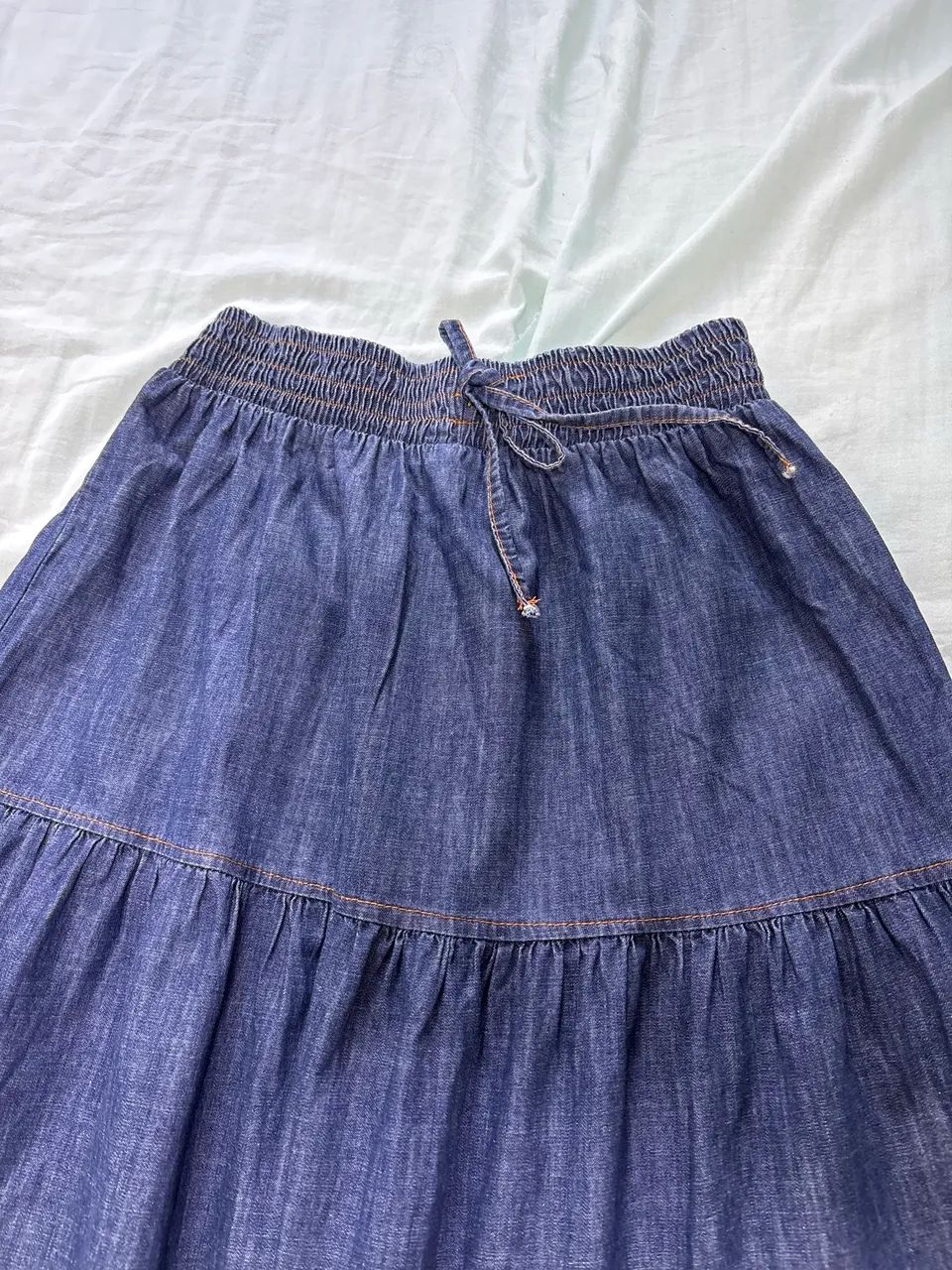 Saia jeans longa  - Foto 3