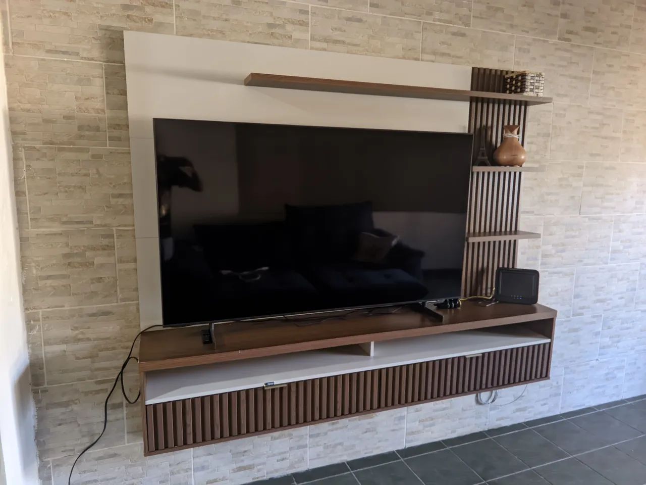 Vendo Painel Para TV até 65 polegadas Ripado Araruna Linea - Foto 3