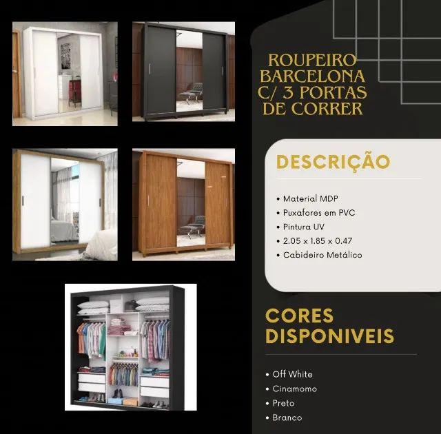 Guarda roupa Barcelona 