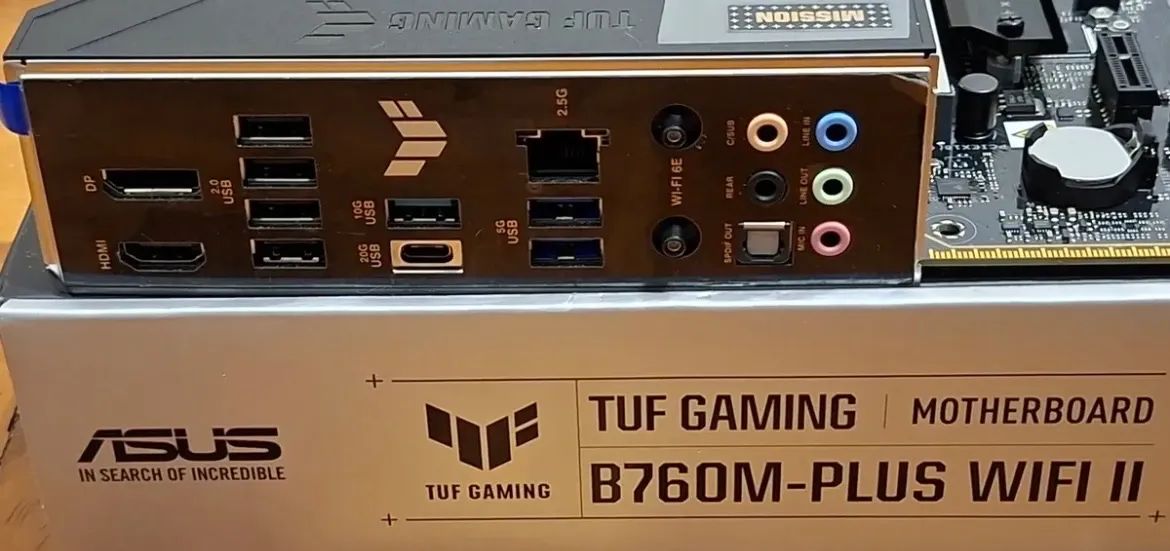 Placa Mãe Asus TUF Gaming B760M-Plus DDR5 - Foto 2
