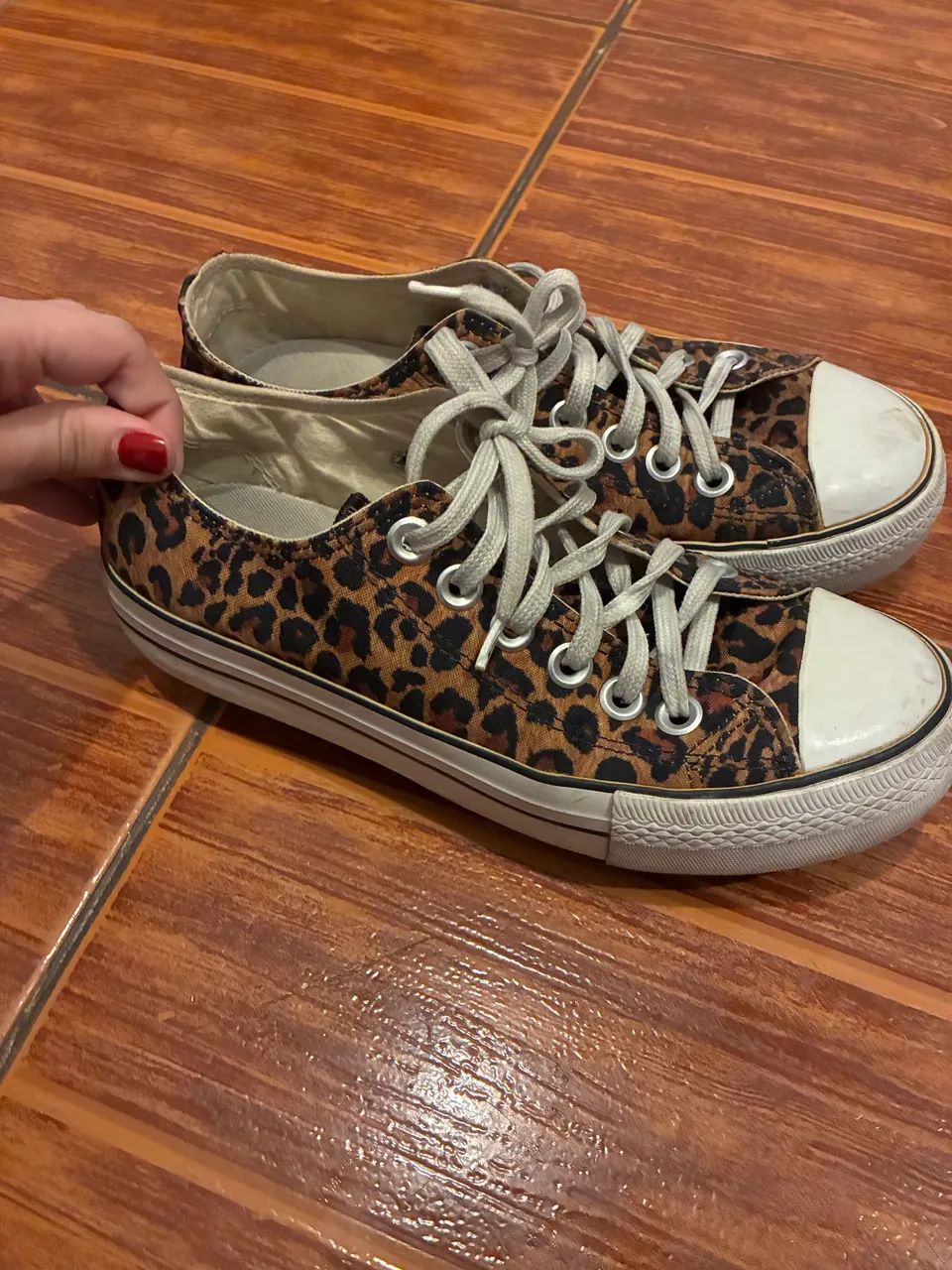 Tênis all Star oncinha - Foto 4