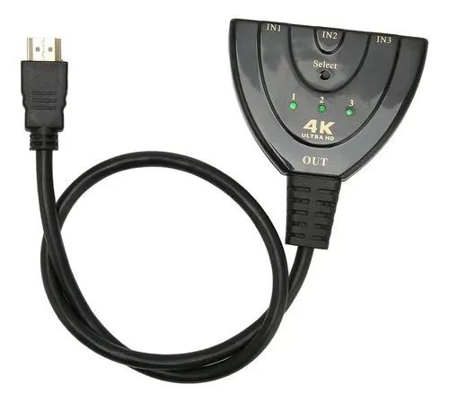 Cabo Splliter Switcher HDMI 1 X 3 - Foto 5