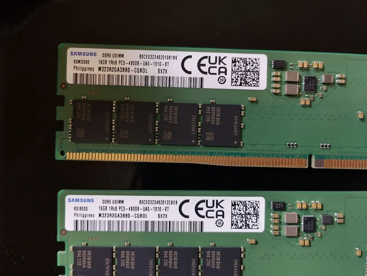 Memória Samsung - PC - DDR5 - 16Gb 5600hz (2 Unidades) - Memória