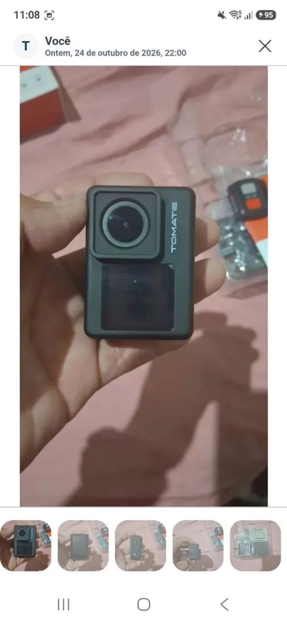 CÂMERA GOPRO COMPLETA COM NF - Foto 2