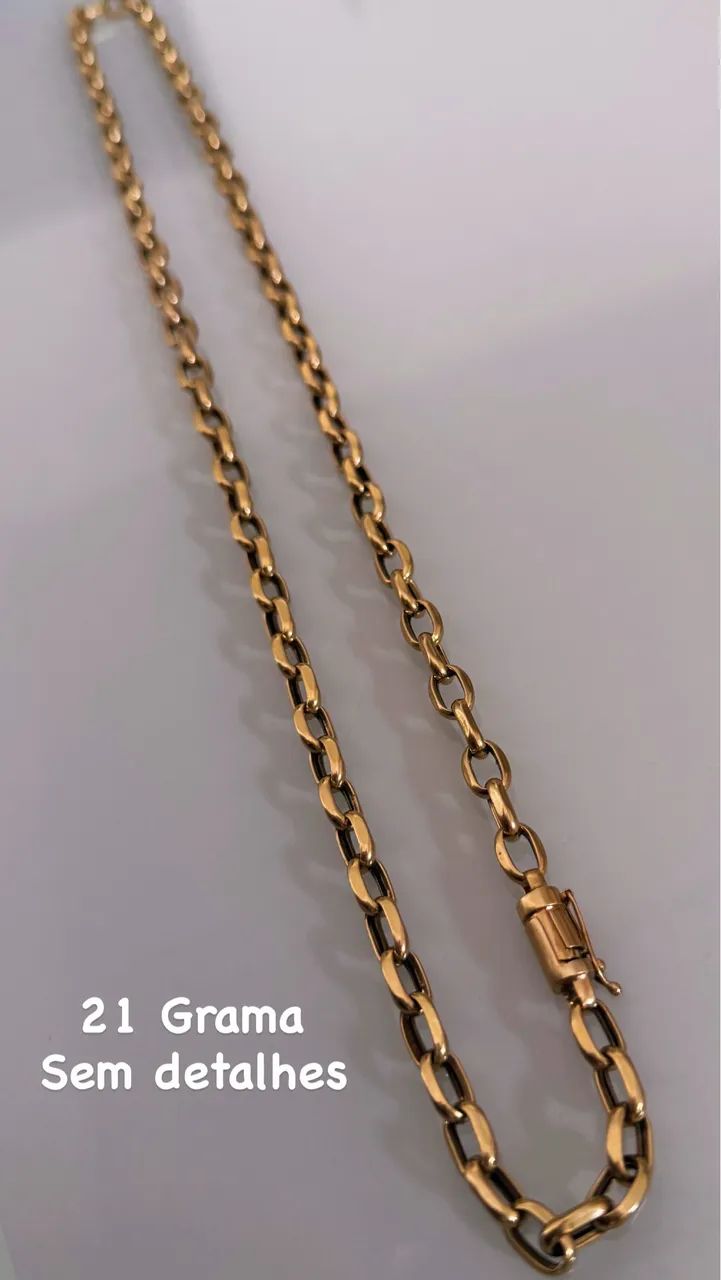 Corrente cadeado Ouro461895821049866240