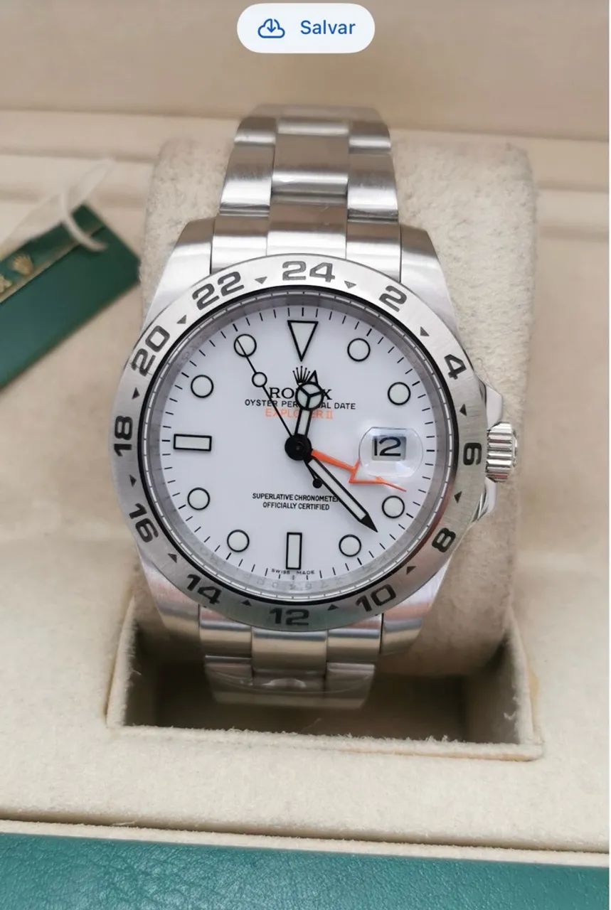 Relógio explorer II  automático Super premium 