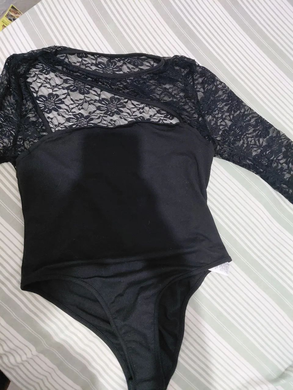 Body Preto com renda - Foto 3