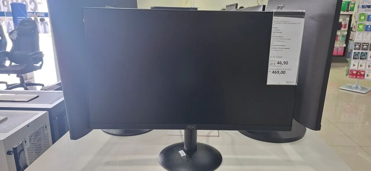 Monitor AOC 21,5 polegadas 