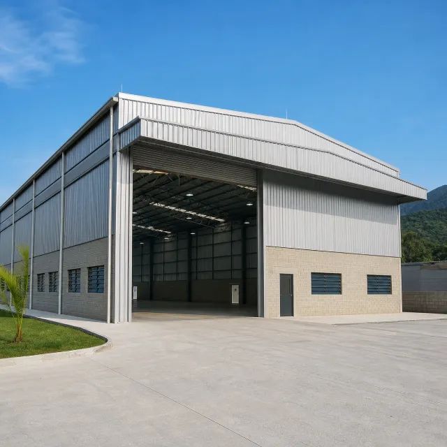 Construção de galpões e portas automáticas de enrolar