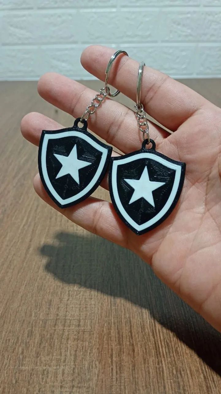 Kit 10 chaveiros do Botafogo em 3D Atacado - Foto 4