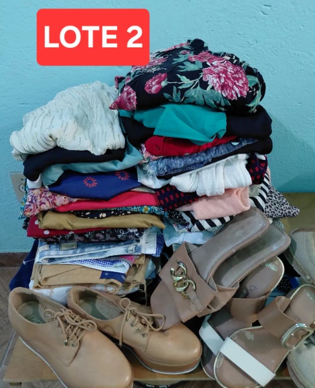 Lote de Roupas Feminina para Brechó - Foto 2