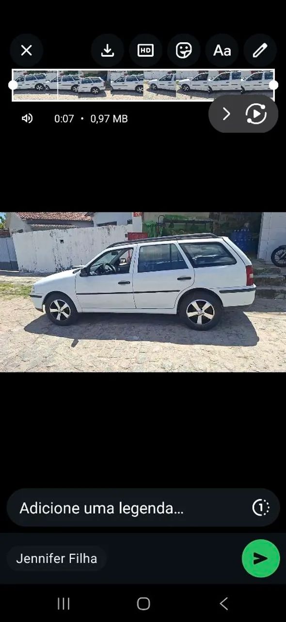 Volkswagen Parati 1.6 MI/ 1.6 MI City (álcool) 2000