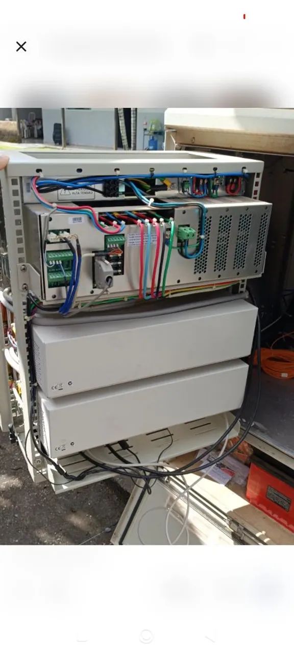 Estação VSAT Desativada - Gabinete Alcatel + Antena + Baterias - Foto 5