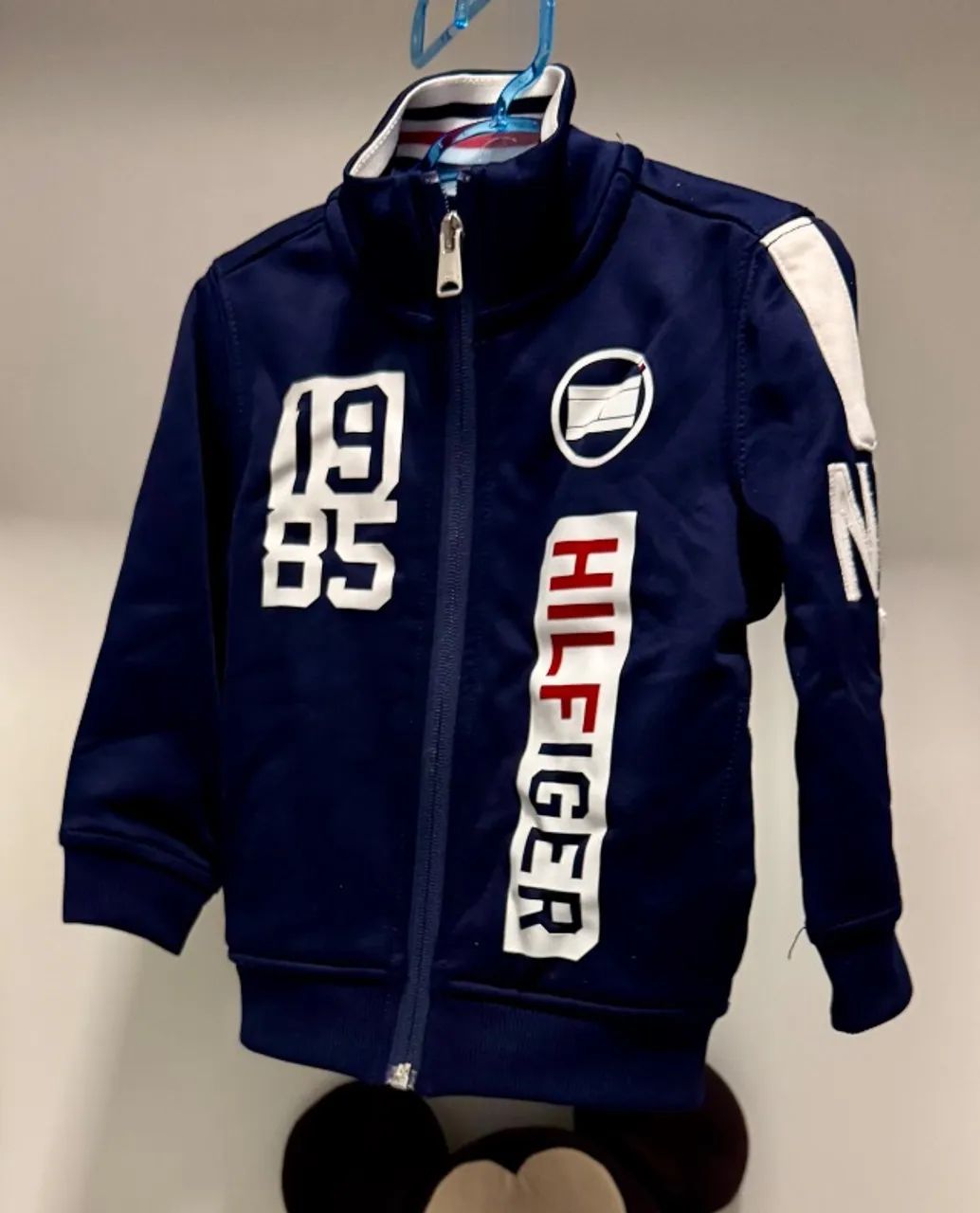 Jaqueta Tommy Hilfiger azul original usada