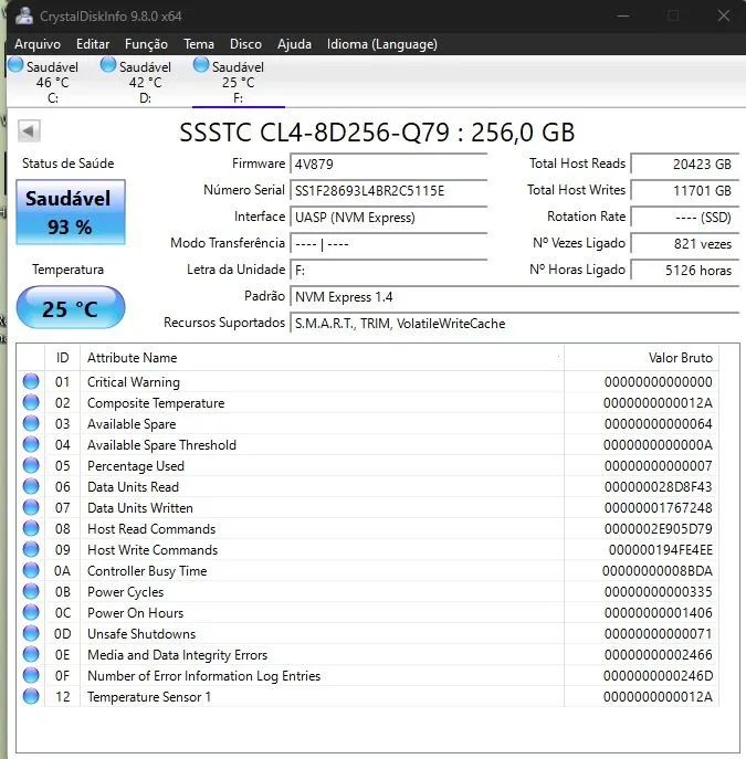 Ssd 256gb 2 unidades  - Foto 3