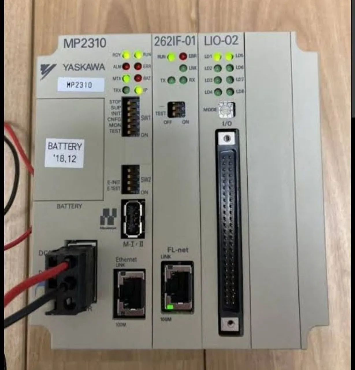 YASKAWA JEPMC-MP2310-E MOTION CONTROLLER VER B0202.84 24VDc