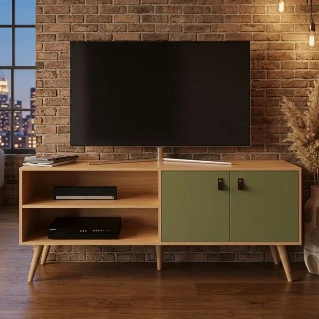 novo Rack Amber Suporta até 55 polegadas 