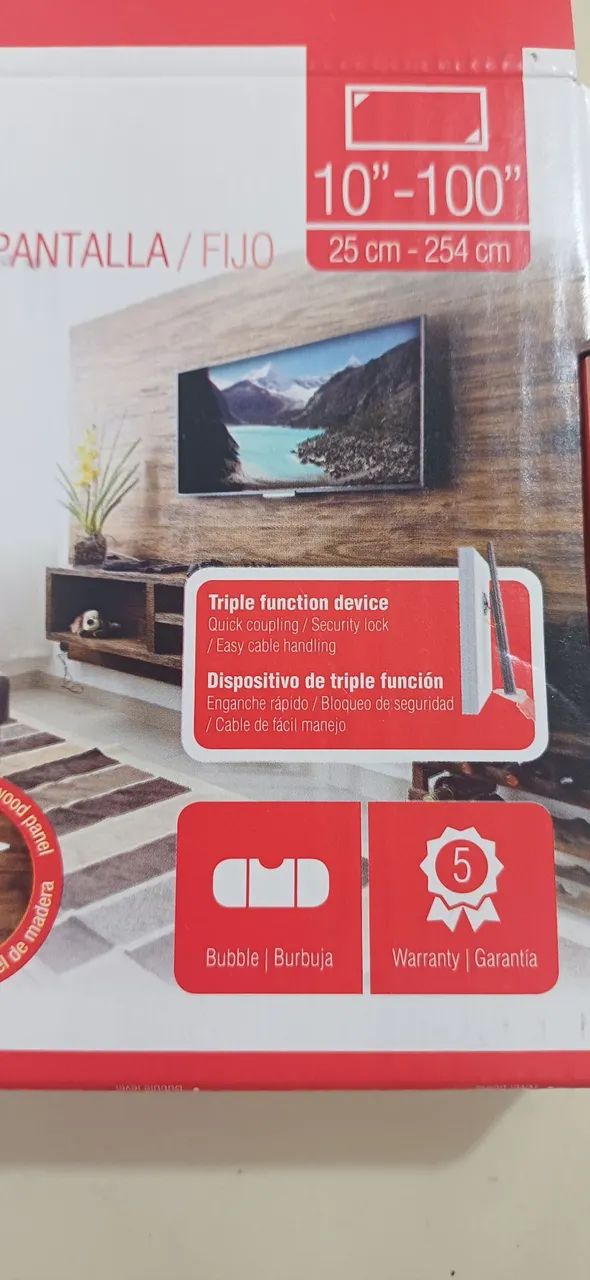 Suporte Universal Ultra Slim para TV Fixo até 100 polegadas - Foto 3