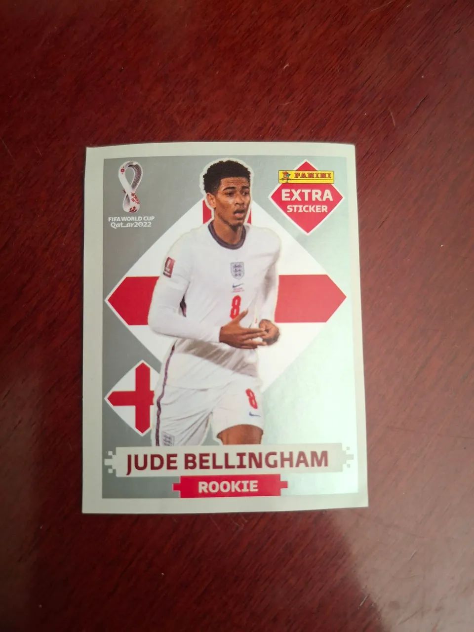 Figurinha Prata Jude Bellingham Panini Copa 2022