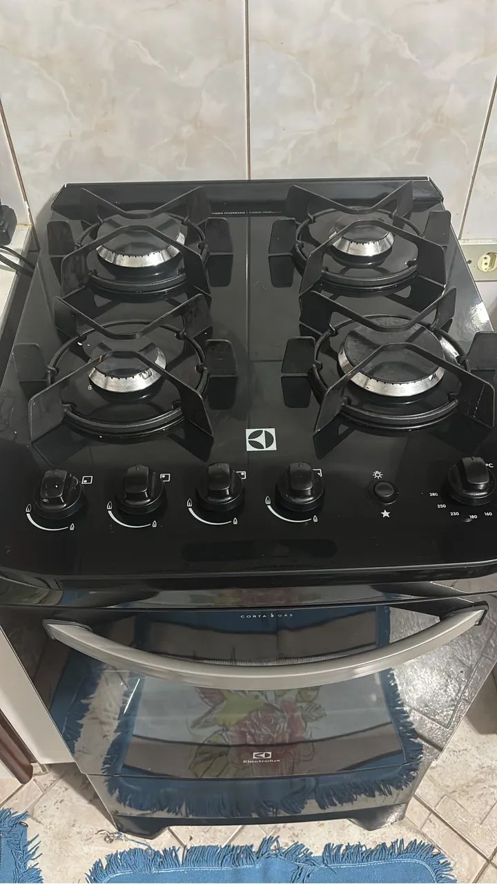 Fogão mesa de vidro Electrolux 