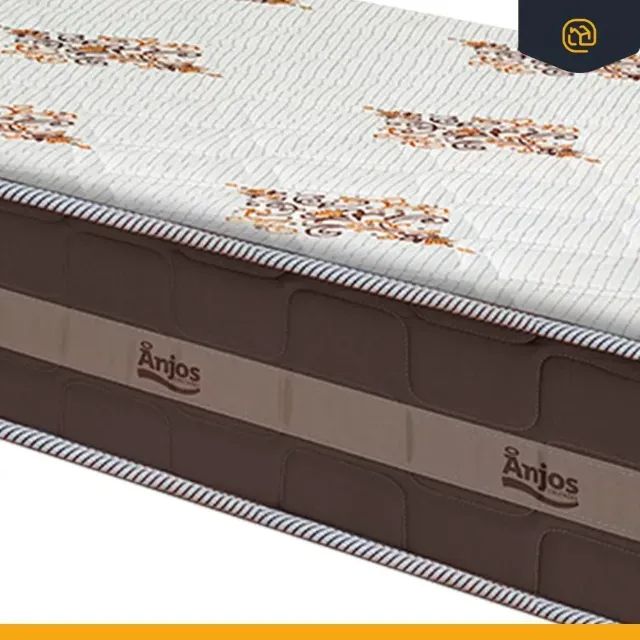 Cama Solteiro Completa com Colchão + Box Suede Baú - Foto 3