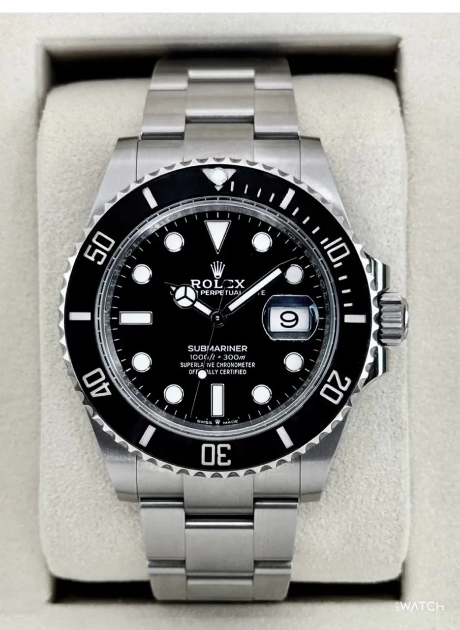 Relógio Submariner Date Preto Automático Super Premium - Foto 2