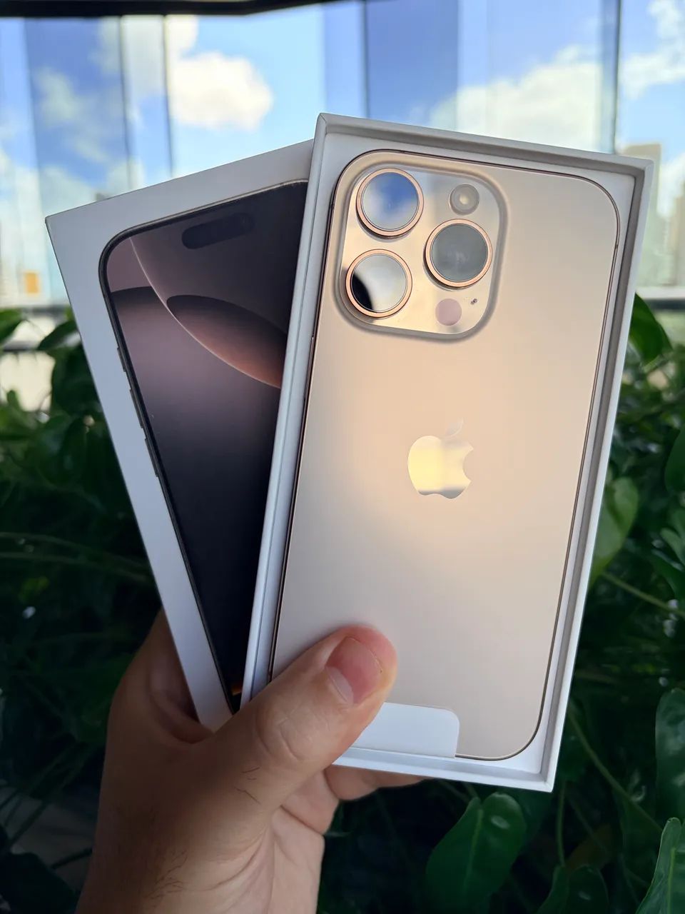iPhone 16 Pro 128GB bateria 100% na garantia Apple estado de zero