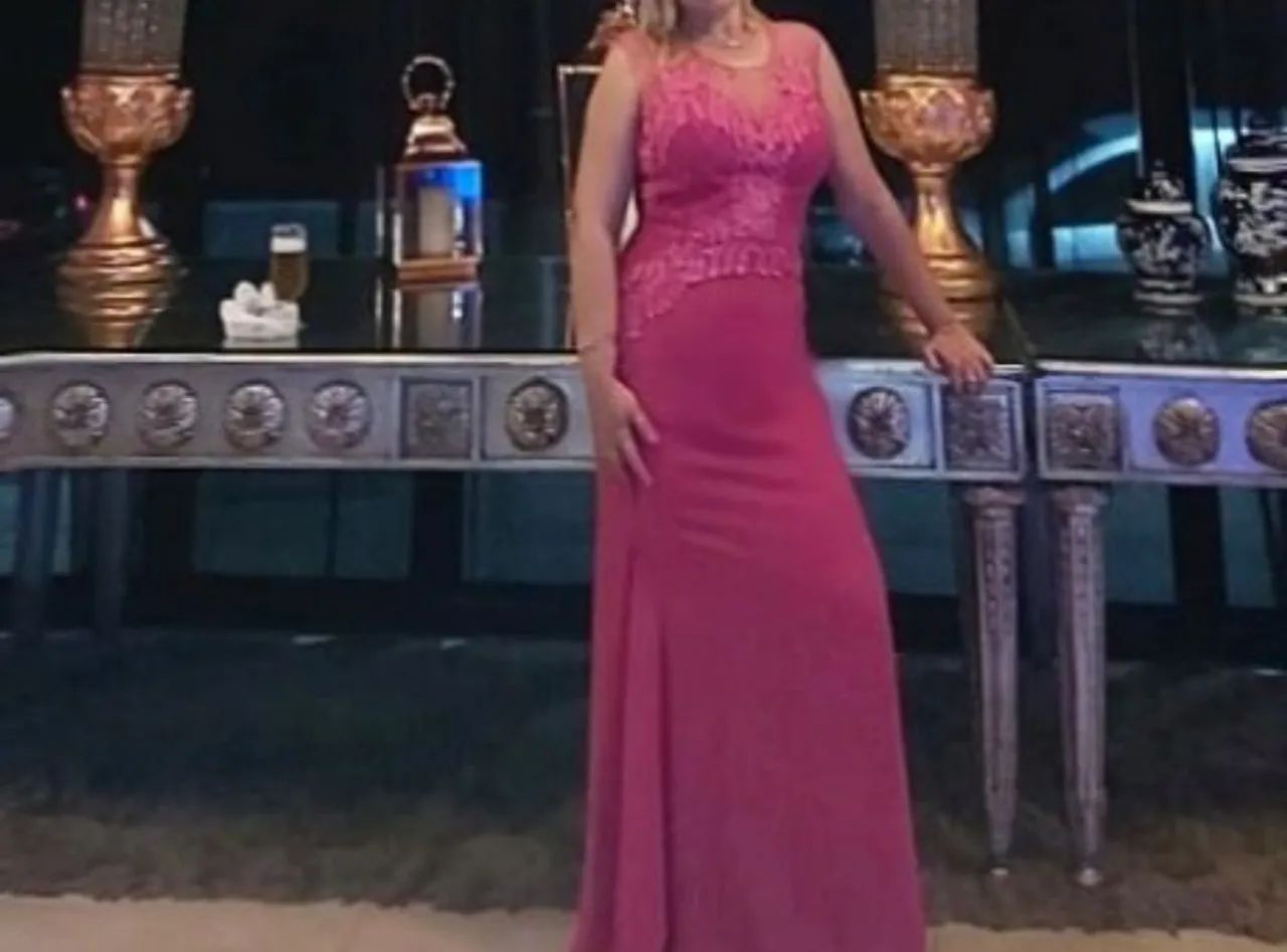 Vestido rosa de festa - Foto 3