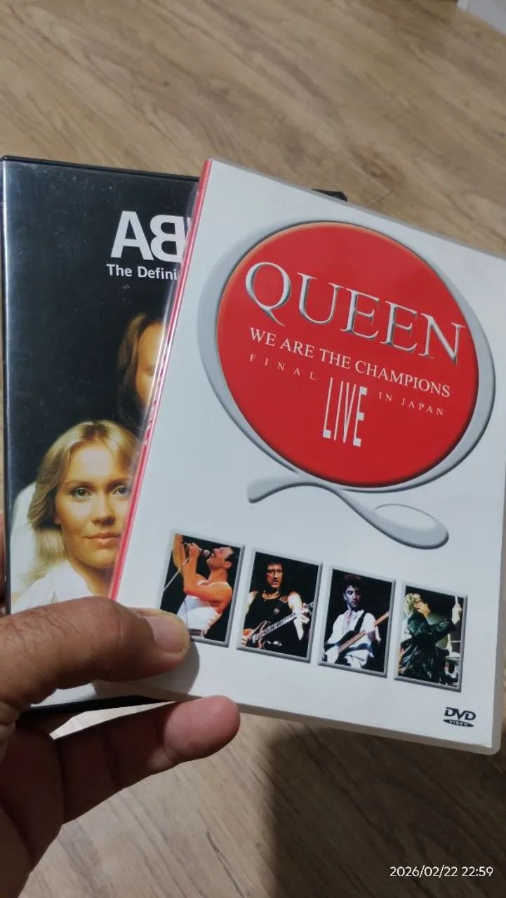Abba&Queen dvds originais 