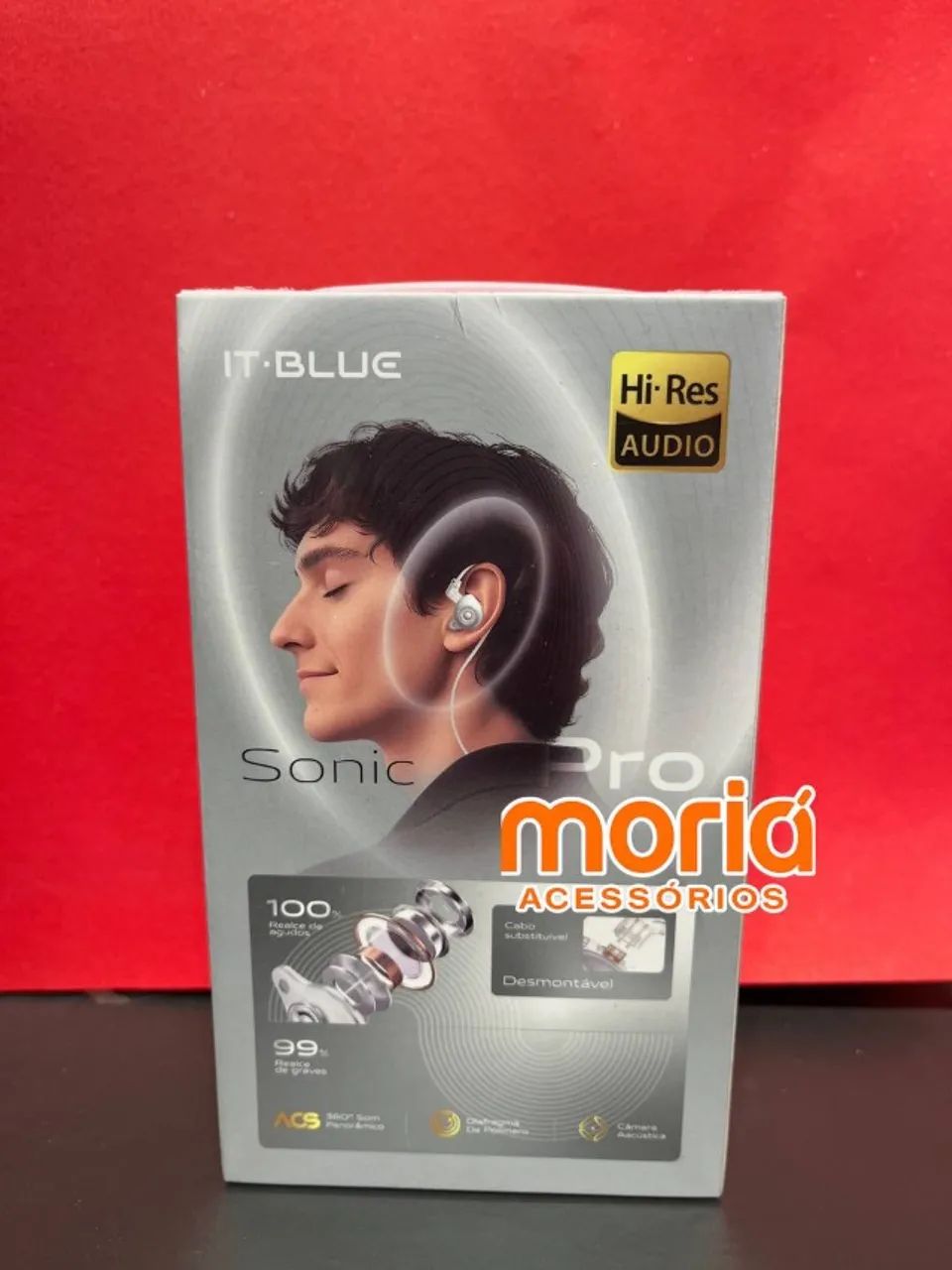 Fone Com Fio Tipo-c Sonic Pro Com Microfone Ultra Resistente - Foto 3