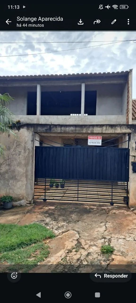 Casa em construção jd guairaca, Maringá 