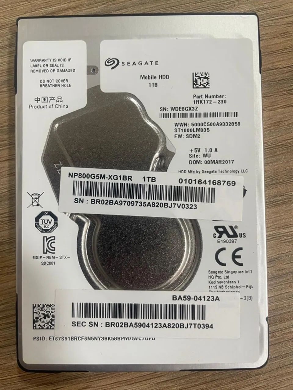 Disco rígido interno Seagate Mobile HDD 1Tb notebook  - Foto 3