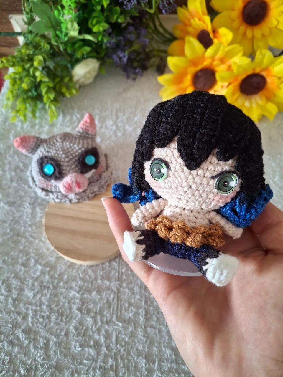 Inosuke chibi - Amigurumi Demon Slayer  - Foto 2