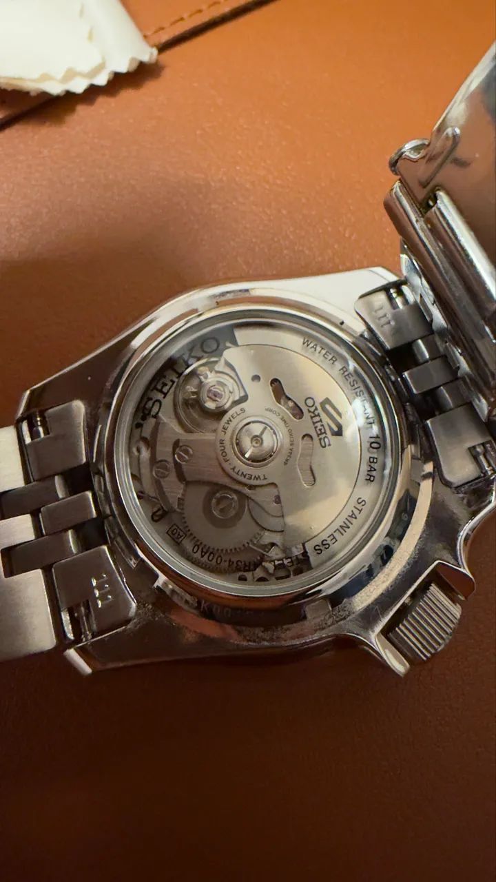 Seiko GMT 5 Preto - Foto 5
