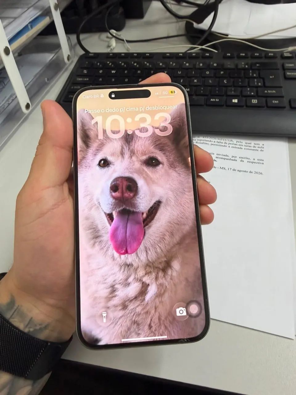 Iphone 15 pro max 256gb natural - Foto 4