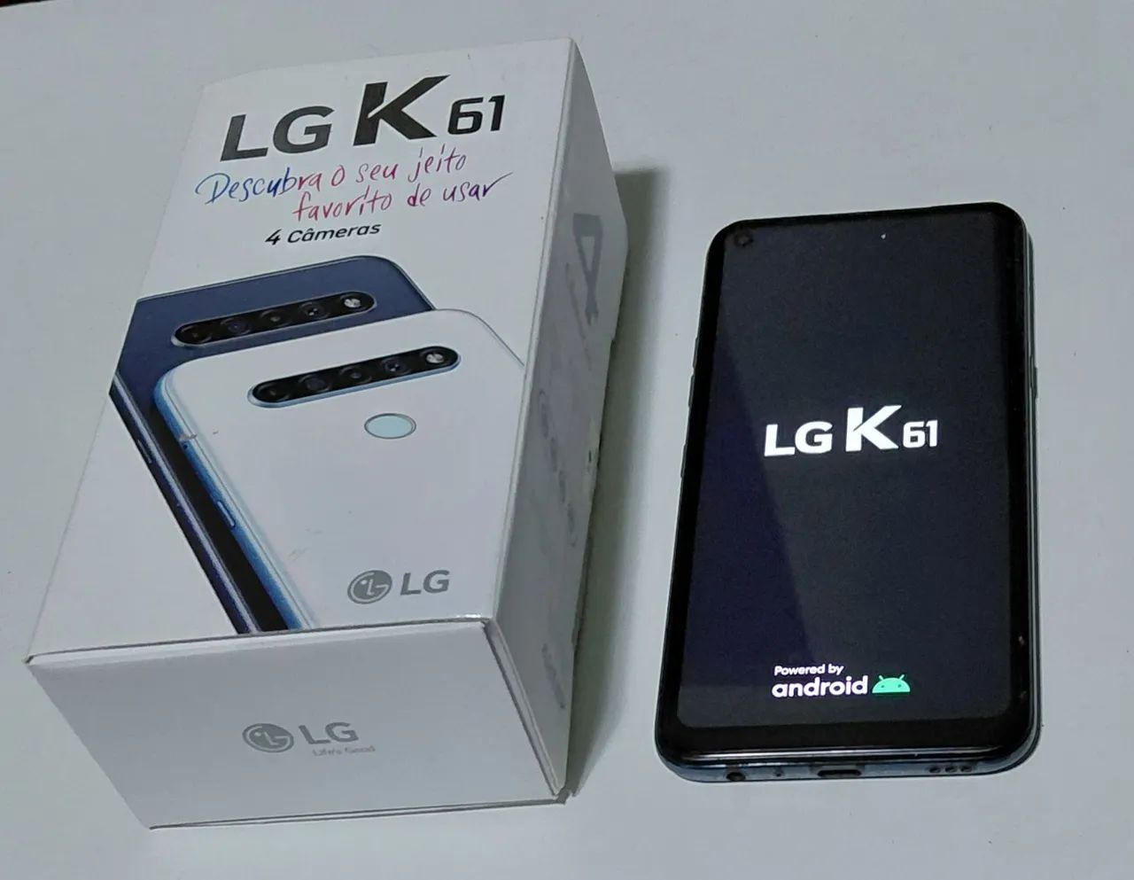 Smartphone LG K61 128GB TITÂNIO 