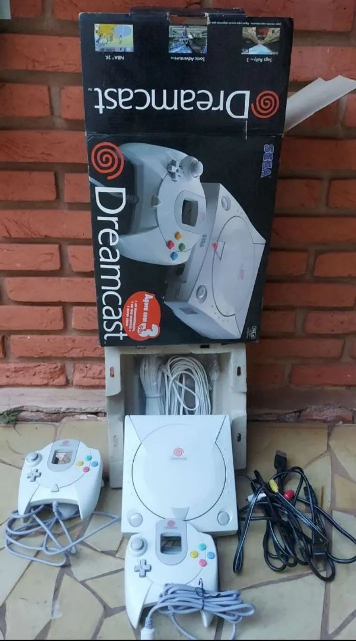 SEGA DREAMCAST ORIGINAL - ESTADO DE COLEÇÃO - Foto 2