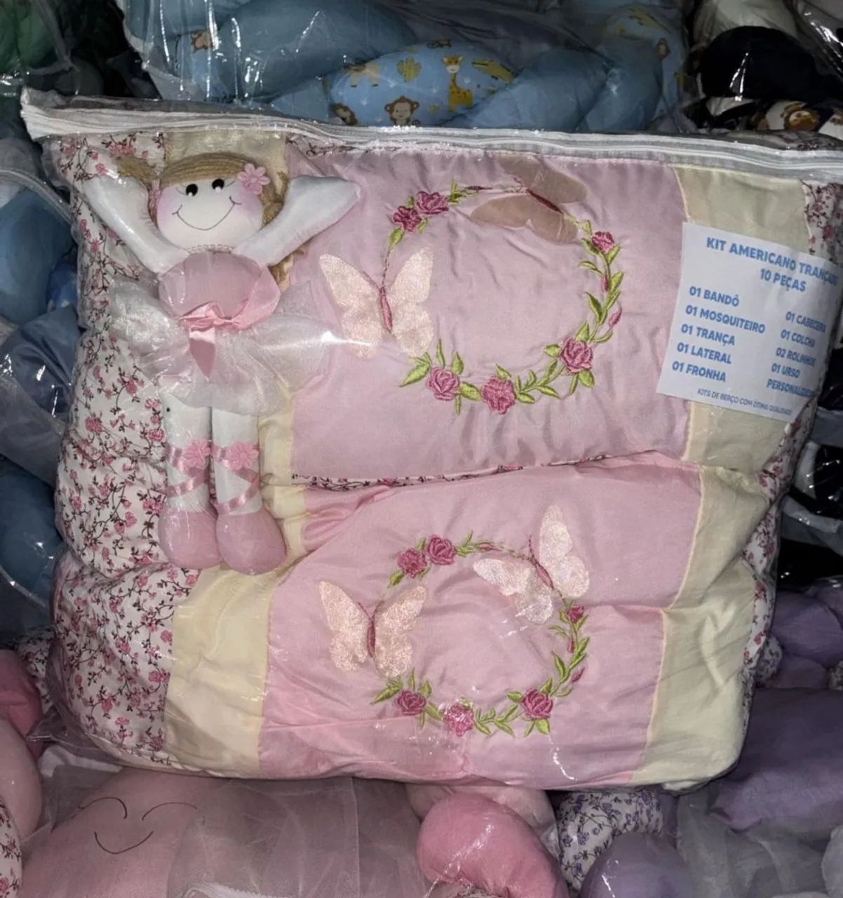 Kit berço com 10 peças. - Foto 2