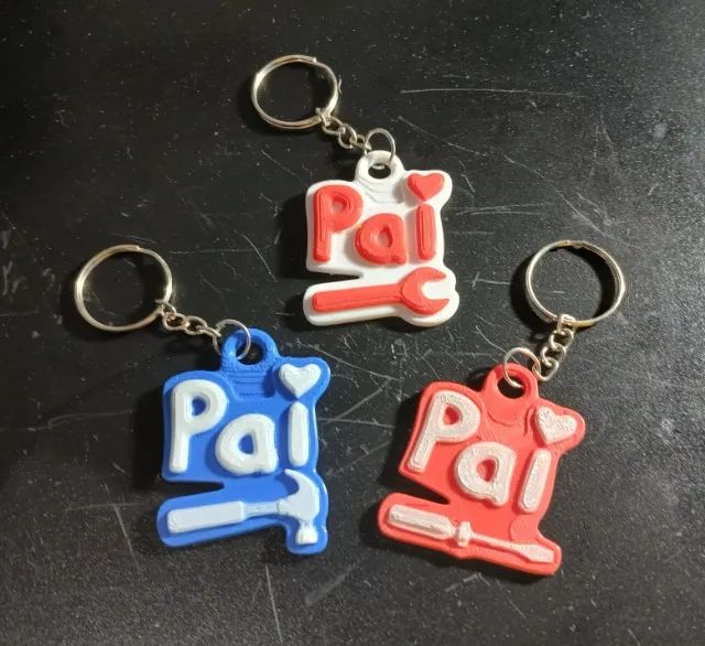 Chaveiro dia dos Pais _ Pai - Foto 3