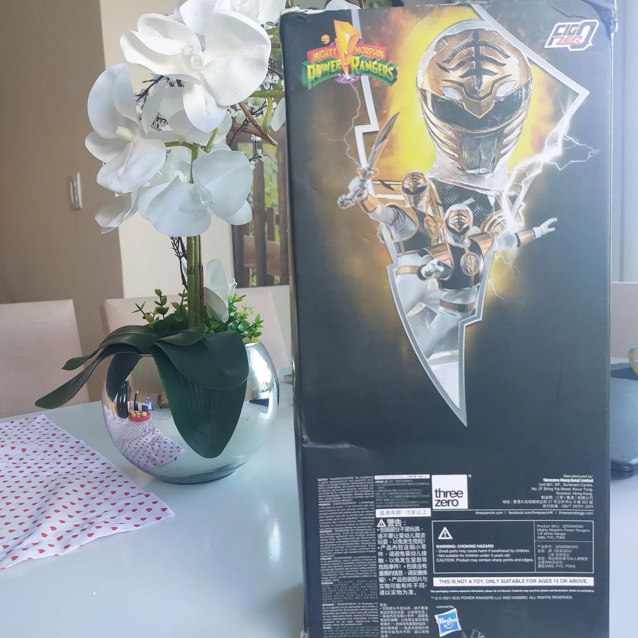 Power rangers Threezero - Ranger Branco 1/6 - Foto 2