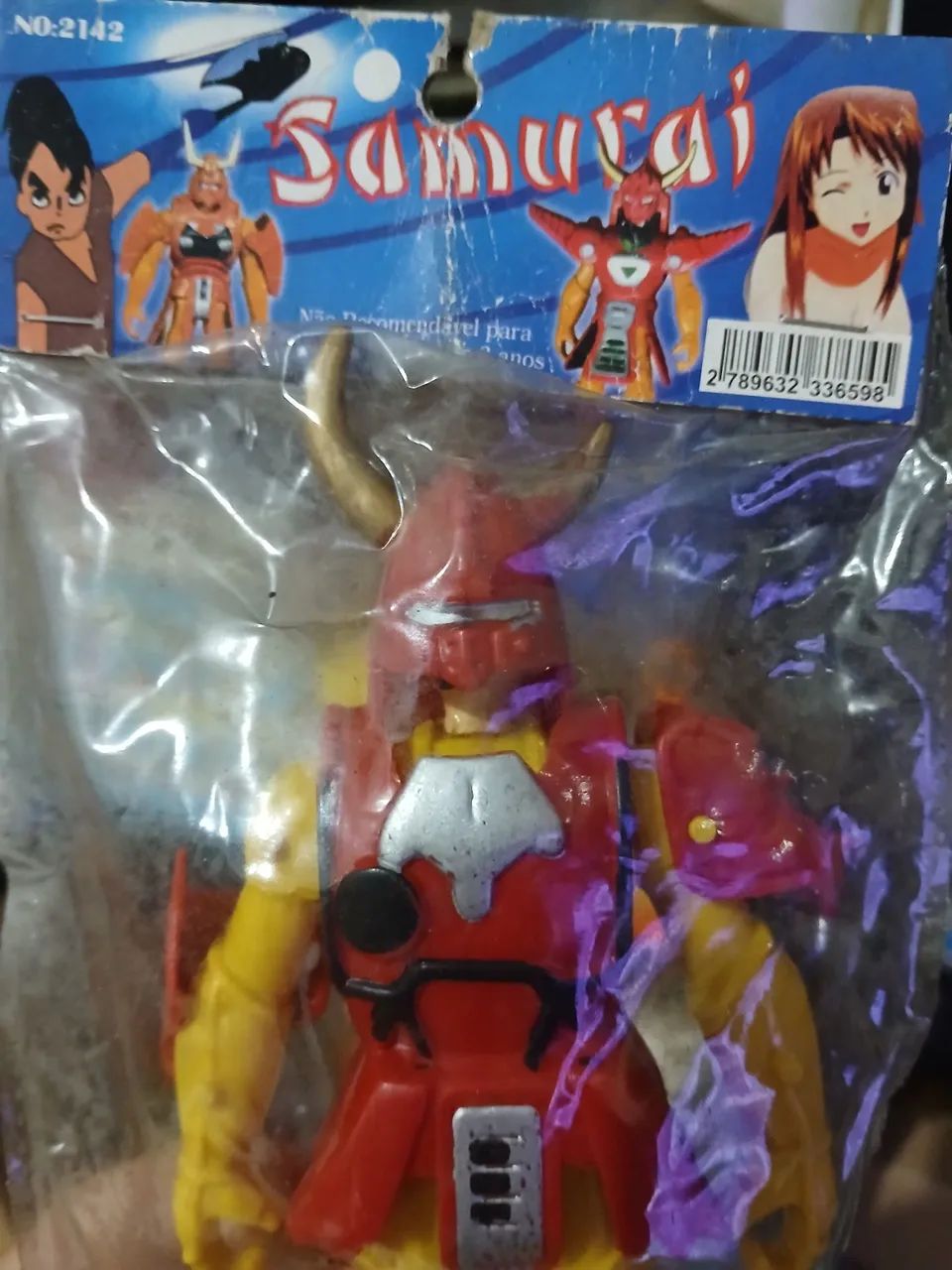 Antigo Boneco Samurai LACRADO dos anos 90 - Foto 4
