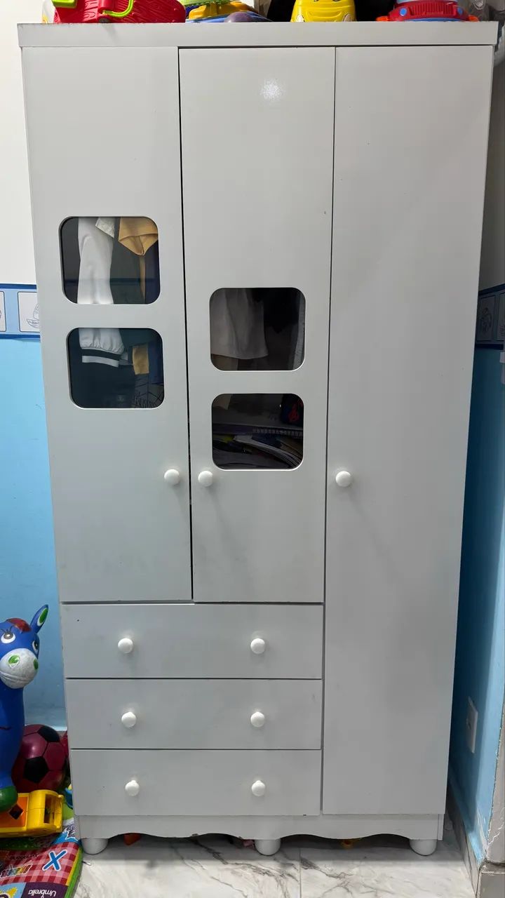 Armário Infantil Branco