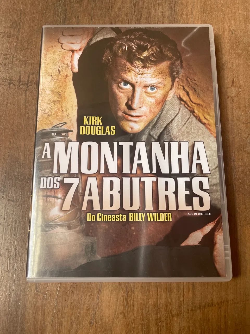 DVD filme A Montanha dos Sete Abutres, Billy Wilder, Kirk Douglas