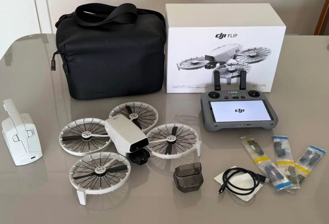 DJI Flip Fly More Combo RC2 Tela Anatel NF R$ 4.300