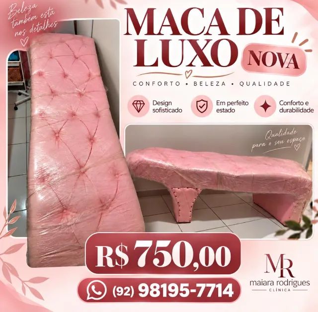 Maca de Luxo para Estetica