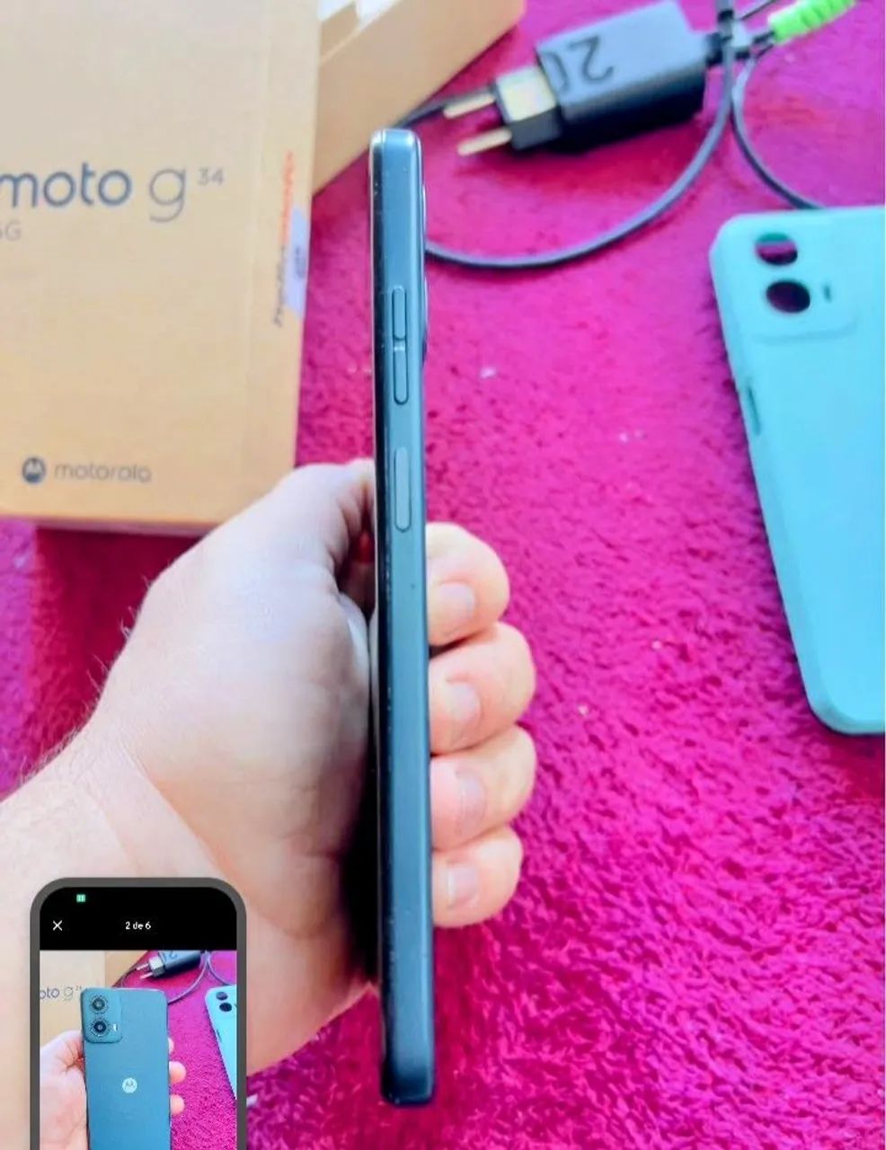 Moto G34 5g 256gigas NFC 12 gigas Ram  - Foto 2