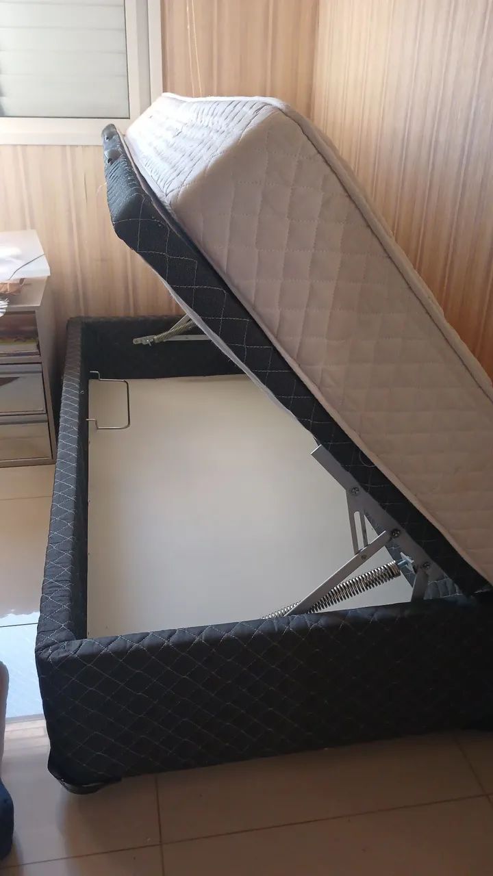 Cama Box Baú Solteiro + Colchão - Foto 2