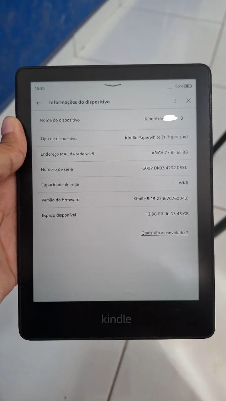 Kindle Paperwhite - 11ª geração - Foto 3